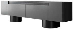 TV szekrény Bohem - Anthracite, Black