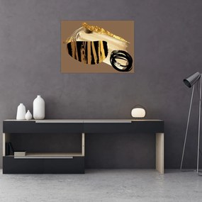 Kép - Absztrakció aranybarna N⁰2 (70x50 cm)