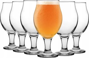 Poharak Söröspoharak talpas korsó Angelina 570 ml 6 db-os szett