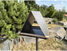 Vela Madáretető 25 x 25 x 20 cm, corten CORGARDEN 1041