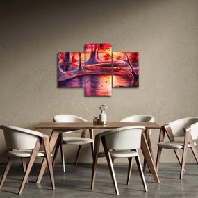Egy varázslatos erdő képe (90x60 cm)
