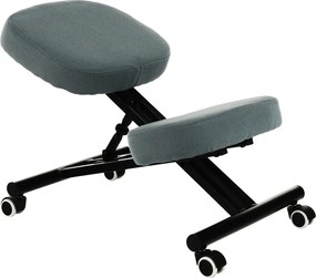 Ergonomikus zsámoly, világosszürke/fekete, KILIAN
