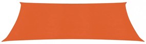 narancssárga HDPE napvitorla 160 g/m² 2 x 5 m