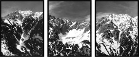 Zakopane Tátra Tájkép hegyek Poszterek 3db 21x29,7cm triptichon hegyi panoráma