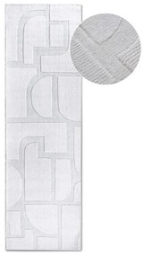 Krémszínű kézi szövésű gyapjú futószőnyeg 80x250 cm Alexis – Villeroy&amp;Boch