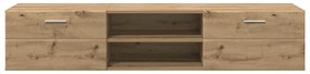 TV szekrény fiókkal kézműves tölgy 150 x 39 x 30 cm Faanyag