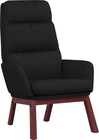 vidaXL fekete szövet pihenőfotel