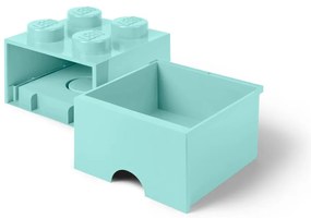 Világoskék négyszögletes tárolódoboz - LEGO®