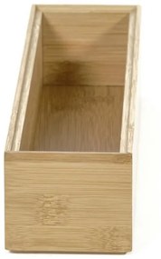 Szervező Compactor Bamboo Box, 30 x 7,5 x 6,35 cm, natúr fa