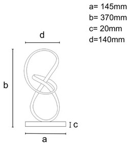 LED Dimmelhető asztali lámpa LED/26W/230V 3000/4000/6500K fehér