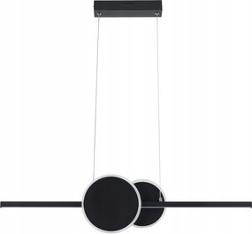 Gendra LED-es fĂŒggĆlĂĄmpa matt fekete 339901-30