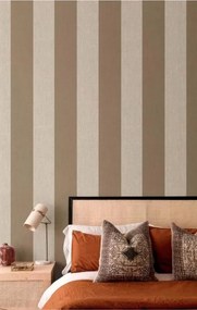 Parato Cristiana Masi Top Stripes Riga 4 barna-szürke csíkos vlies tapéta – 38479