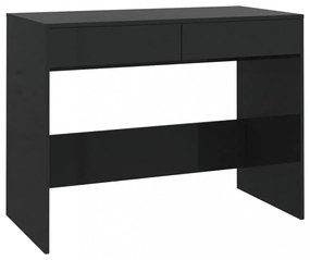 fekete szerelt fa íróasztal 101 x 50 x 76,5 cm
