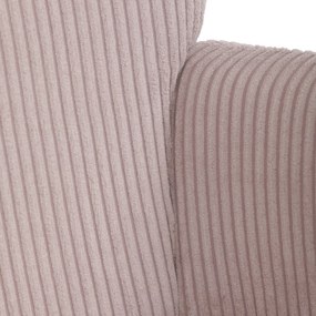 Pihenőfotel lábtartóval L7285 PINK6, rózsaszín