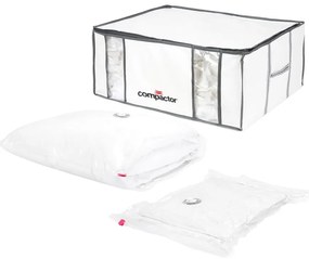 Vákuumos-megerősített textil ruhatároló doboz 65x45x26,5 cm Life – Compactor