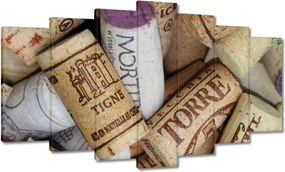 Vászonkép 140x80 Színes bordugók