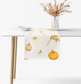 Goldea pamut asztali futó - őszi tökök és levelek 20x120 cm