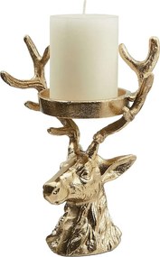 OH MY DEER gyertyatartó, arany 21cm