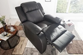 HOLLYWOOD  kényelmi fotel - fekete