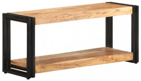 tömör akácfa TV-szekrény 90 x 30 x 40 cm