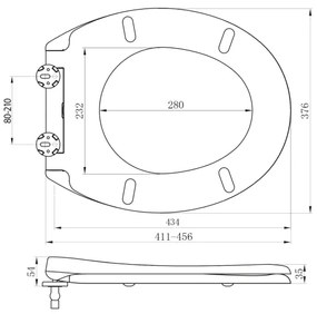 Sapho - ADINA SoftClose WC-ülőke, fehér