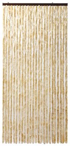 bézs zsenília rovarfüggöny 100 x 220 cm