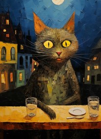 Poszter 13x18cm Éjszakai megfigyelő