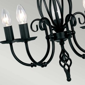 Elstead Lighting ARTISAN ART5-BLACK Csillár 5x60W/E14