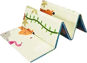 Kétoldalas összecsukható játszószőnyeg táskában