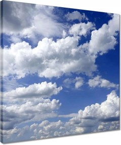 Vászonkép 40x40 Gömbölyű felhők Égbolt