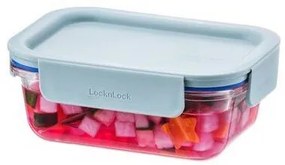 LOCKnLOCK Téglalap alakú üveg CLEAR, 380 ml ,menta, 380 ml