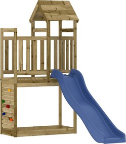 vidaXL impregnált fenyőfa kültéri játszószett