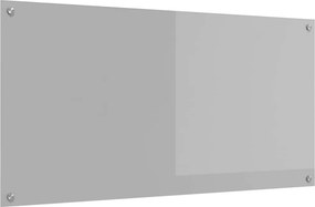 vidaXL Konyhai splashback Világosszürke 120 x 60 cm edzett üveg