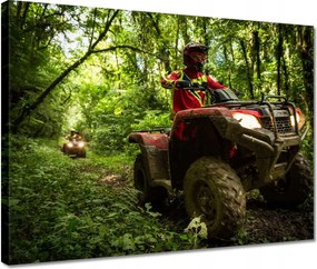 Vászonkép 40x30 Quad Négy kerék Terep