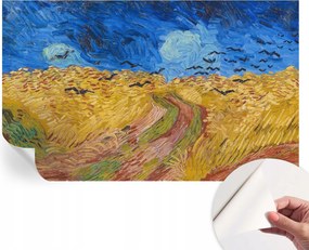 Dekoratív öntapadós fotótapéta Hálószobába Tájkép mező 416x254 cm