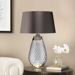 Elstead glamour modern asztali lámpa lena large szürke elslena-tl-l-smoke
