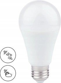 Led Izzó Szürkületi-mozgásos E27 6W A60 Meleg