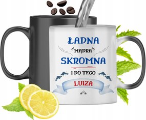 Mágikus Bögre Lujza Fekete Színváltós, fényképes nyomattal