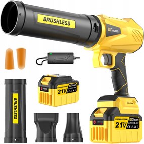 Akkumulátoros Lombszívó/fúvó Kertbe, Levelekhez/hóhoz/porhoz, 3 Fúvókával