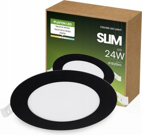 Led panel 24W Süllyesztett Kerek Mennyezeti Lámpa Lámpatest