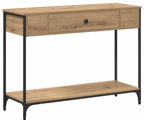Konzolasztal Other kézműves tölgy 100 x 34.5 x 75 cm Faanyag