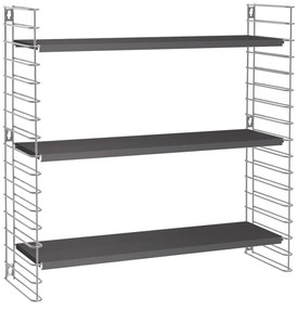 Libro háromszintes polc, hossz 70 cm - Metaltex