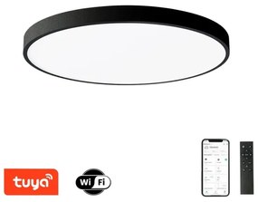 Brilagi - LED dimmelhető lámpa POOL SMART LED/180W/230V átm. 120 cm Wi-Fi Tuya fekete + távirányító