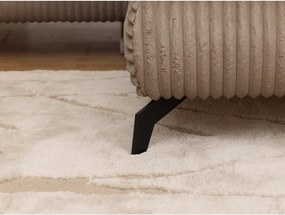 Barna kordbársony sarokkanapé (jobb oldali-L alakú) Marbeya – Ropez