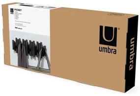 Fekete borovi fenyő fali fogas Picket – Umbra