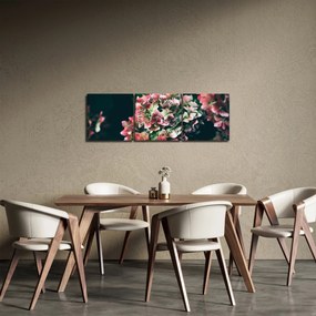 Kép - Hortenzia részlete (órával) (90x30 cm)