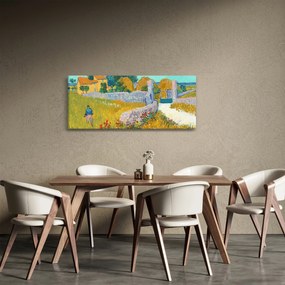 Kép - Vincent van Gogh, Farmhouse in Provence, reprodukciók (120x50 cm)