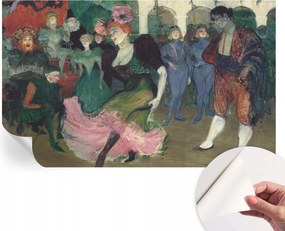 Öntapadós tapéta Fali furnér 3D hatás Báli tánc 416x254 cm