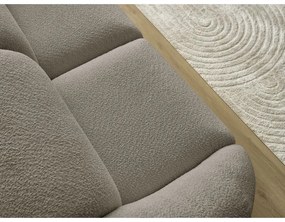 Szürkésbarna buklé kanapé 230 cm Tina – Bobochic Paris