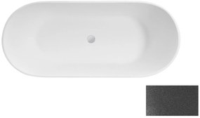Besco Moya térben álló kád 160x68 cm ovális kétszínű #WMD-160-MG